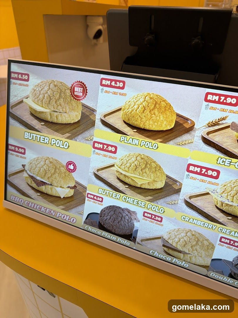 Polo Menu Display