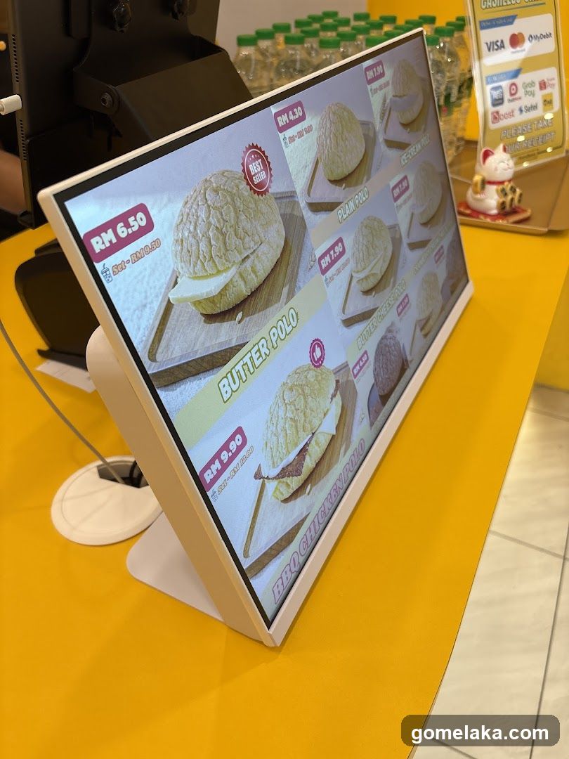 Butter Polo Menu Display