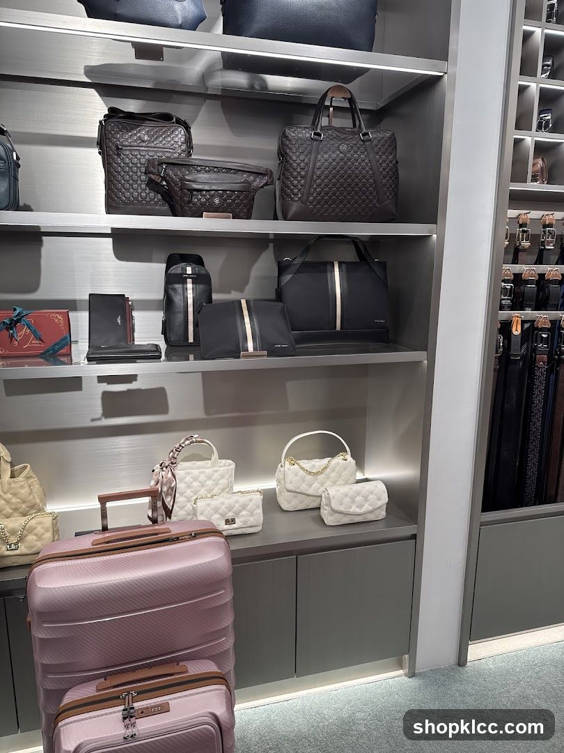 Bags and Luggage Display