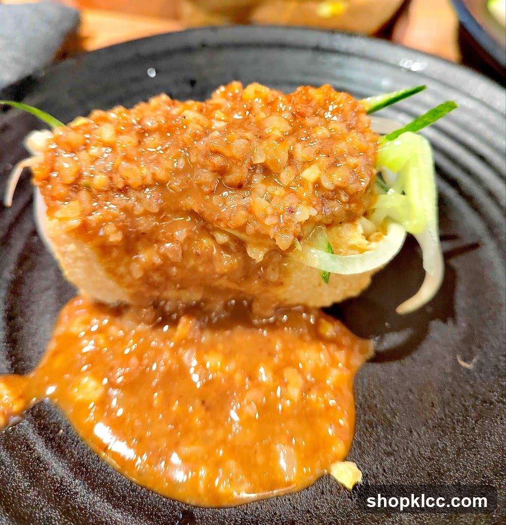 Savory Bite with Peanut Sauce