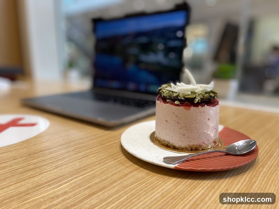 Dessert and Laptop
