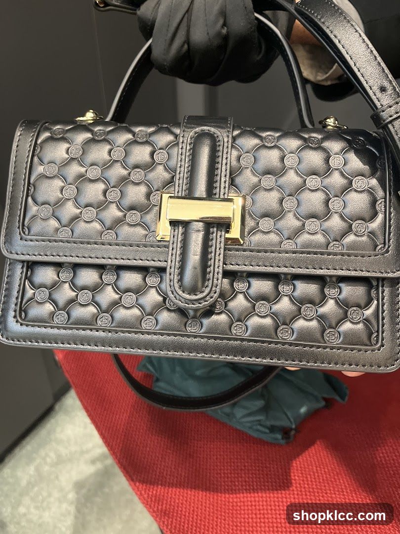 Black Quilted Handbag