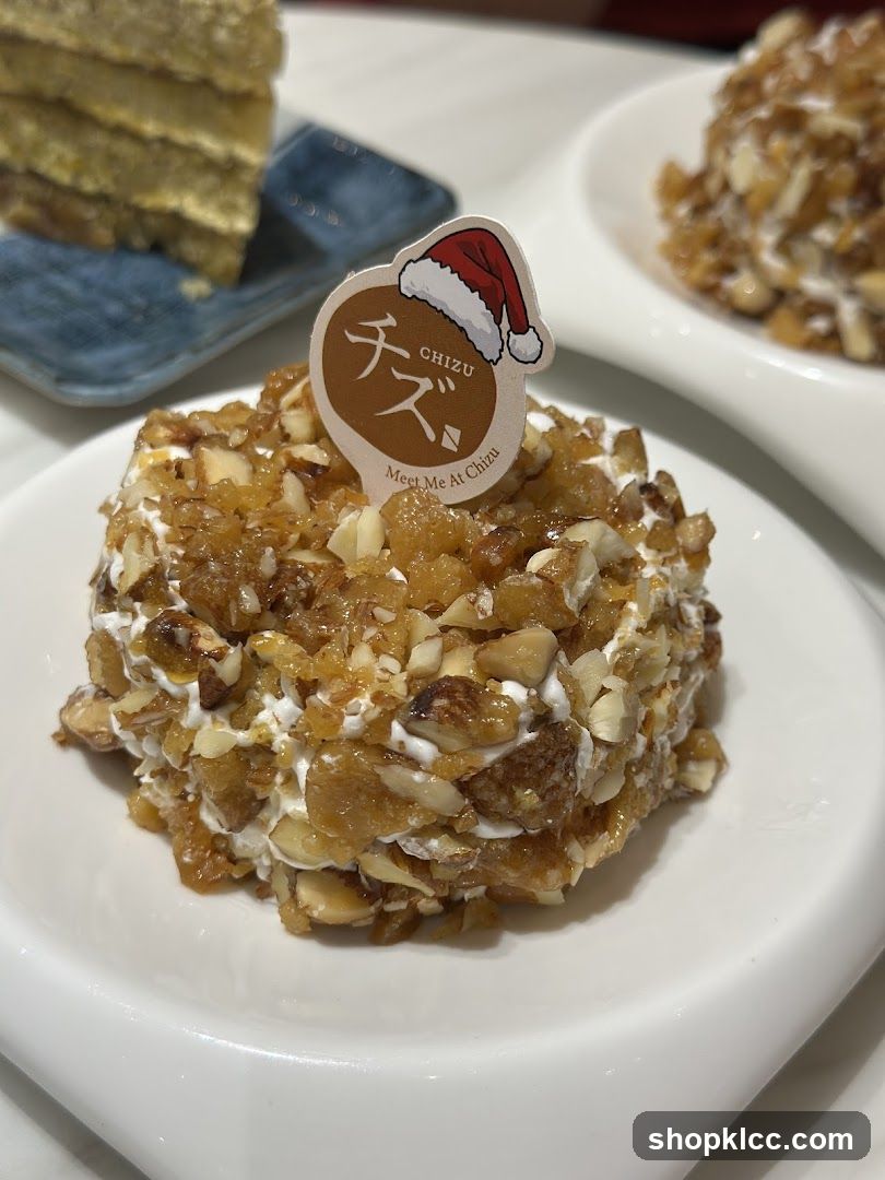 Chizu Dessert with Festive Topper