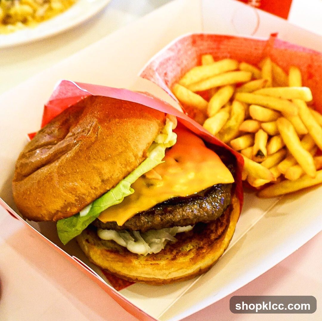 Cheeseburger and Fries