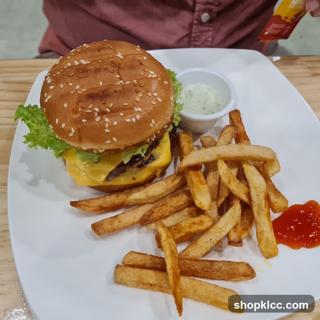 Cheeseburger and Fries