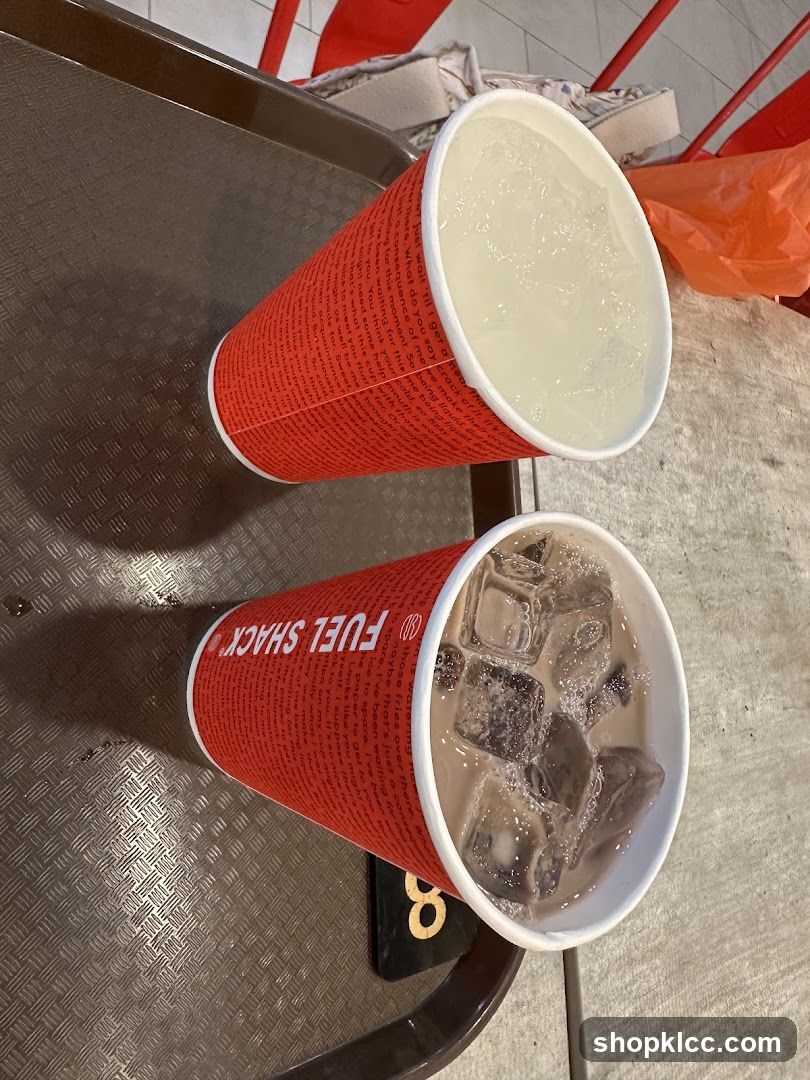 Two Drinks on a Tray