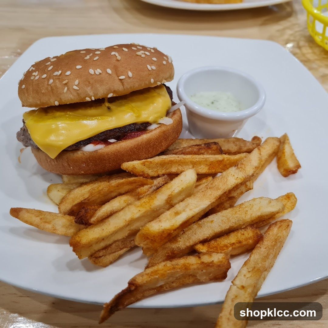 Cheeseburger and Fries