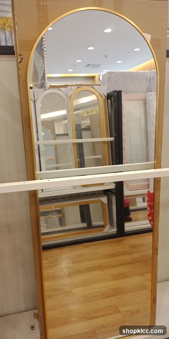Arched Mirror Display