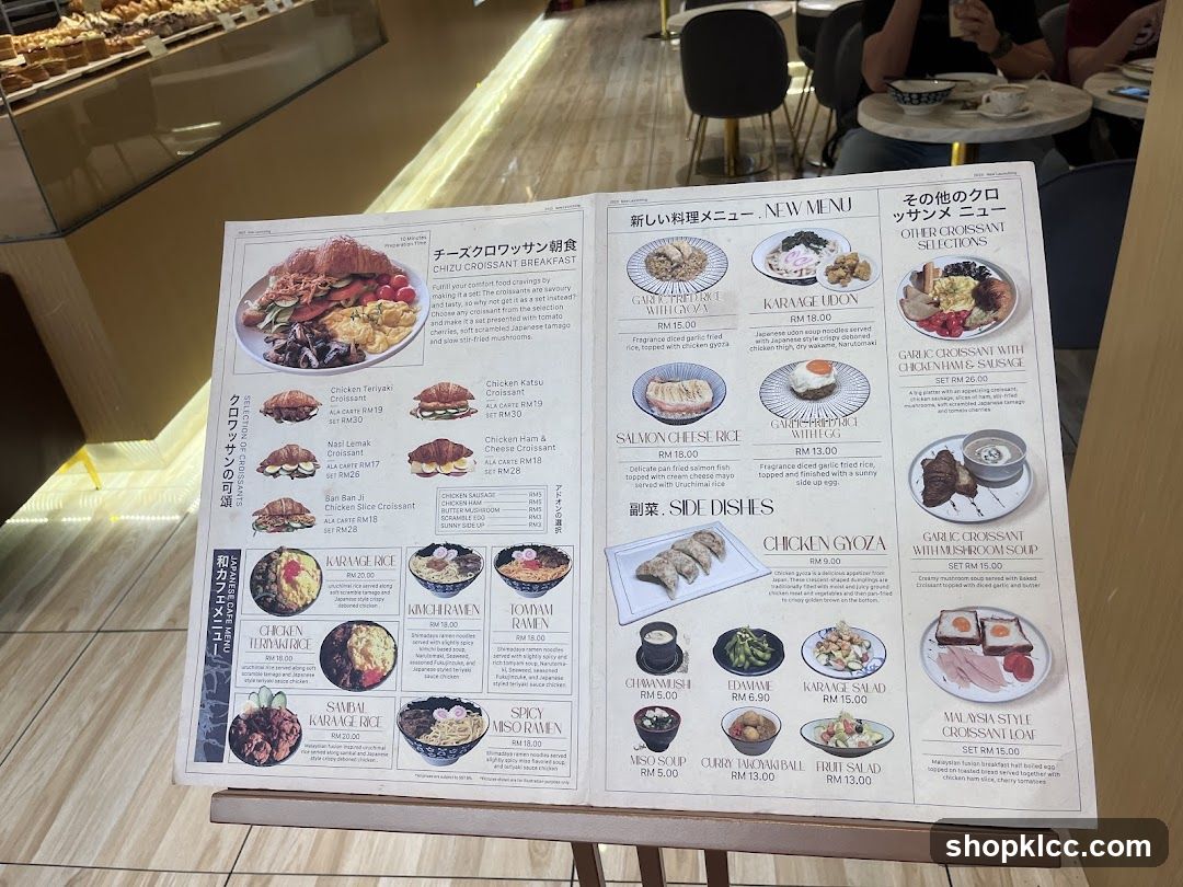Chizu Croissant Breakfast & New Menu