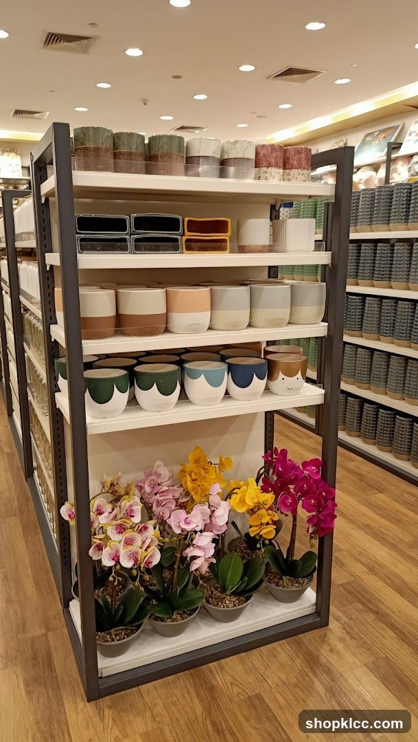 Potted Plants and Decorative Items