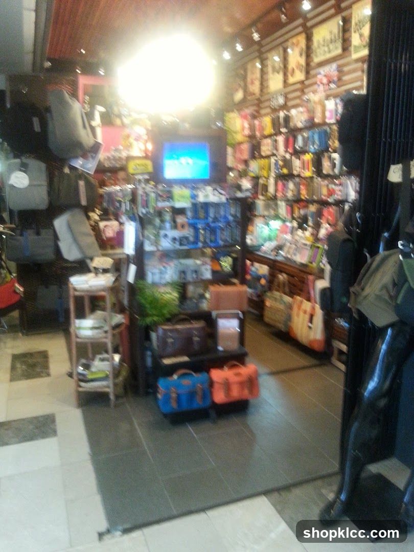 Luggage and Travel Accessories Store Interior