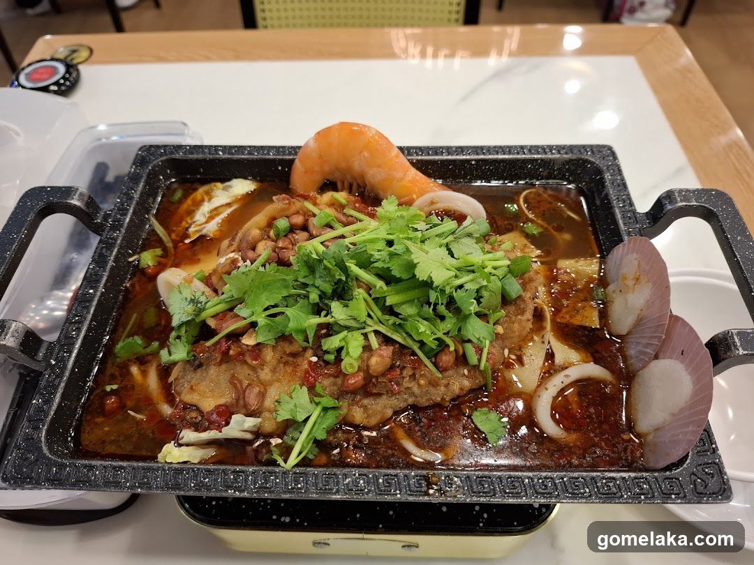 Food dish in restaurant