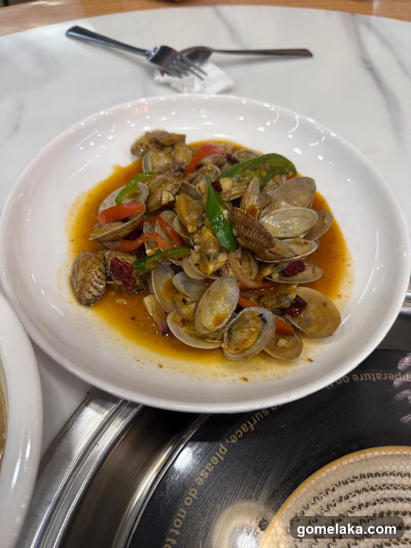 Seafood Dish on Table