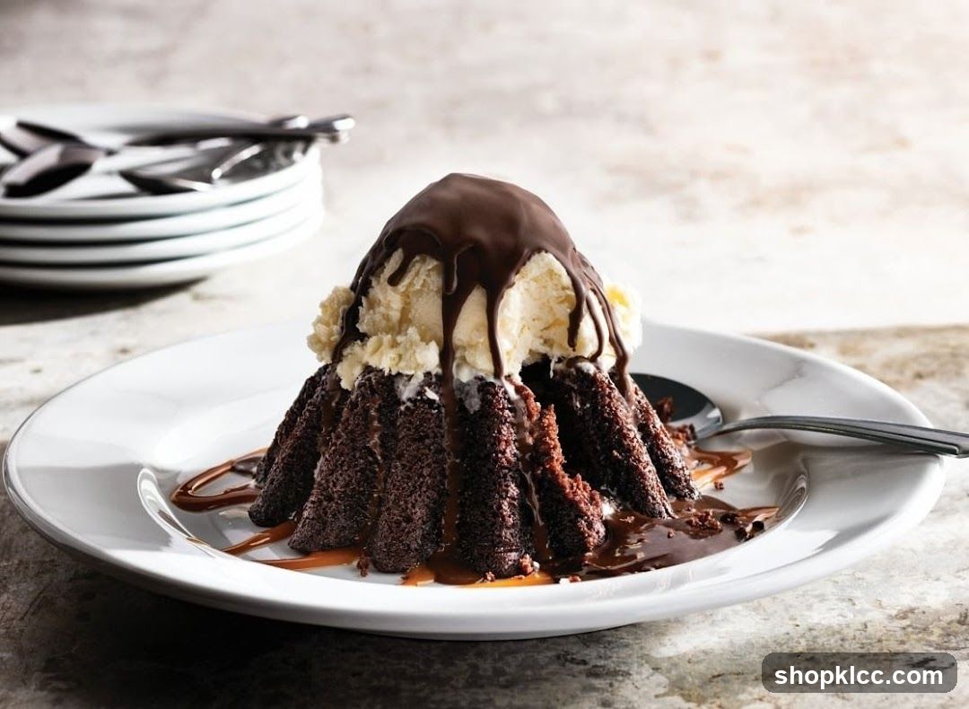 Chocolate Lava Cake with Ice Cream