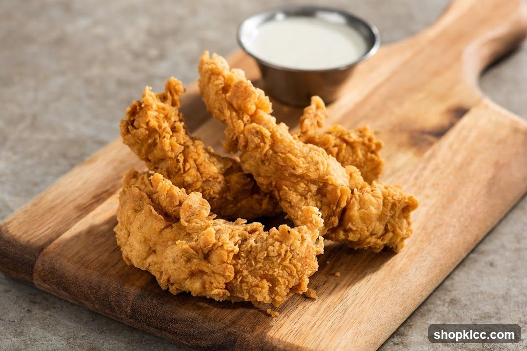Crispy Chicken Tenders with Dipping Sauce