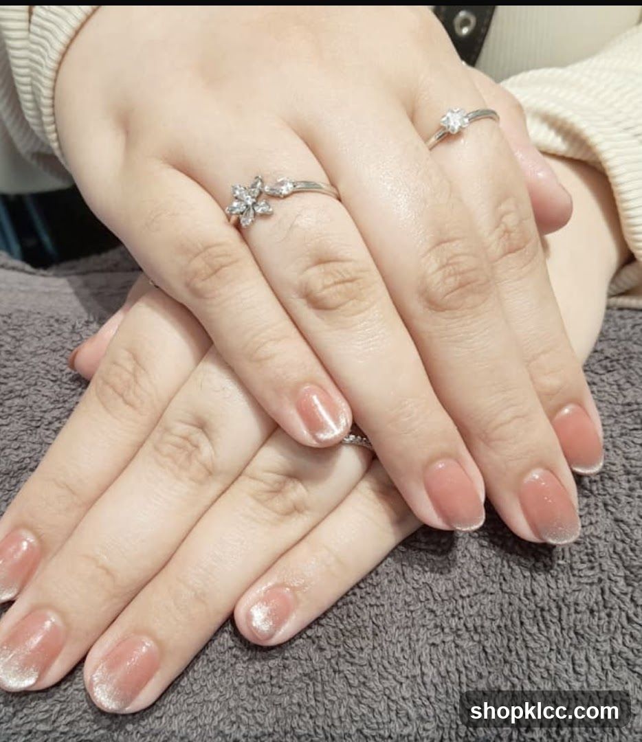 Manicured Nails with Rings