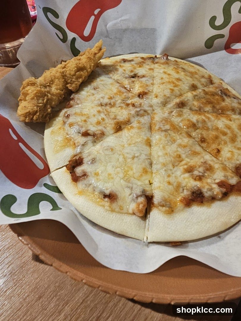 Pizza and Chicken Tender