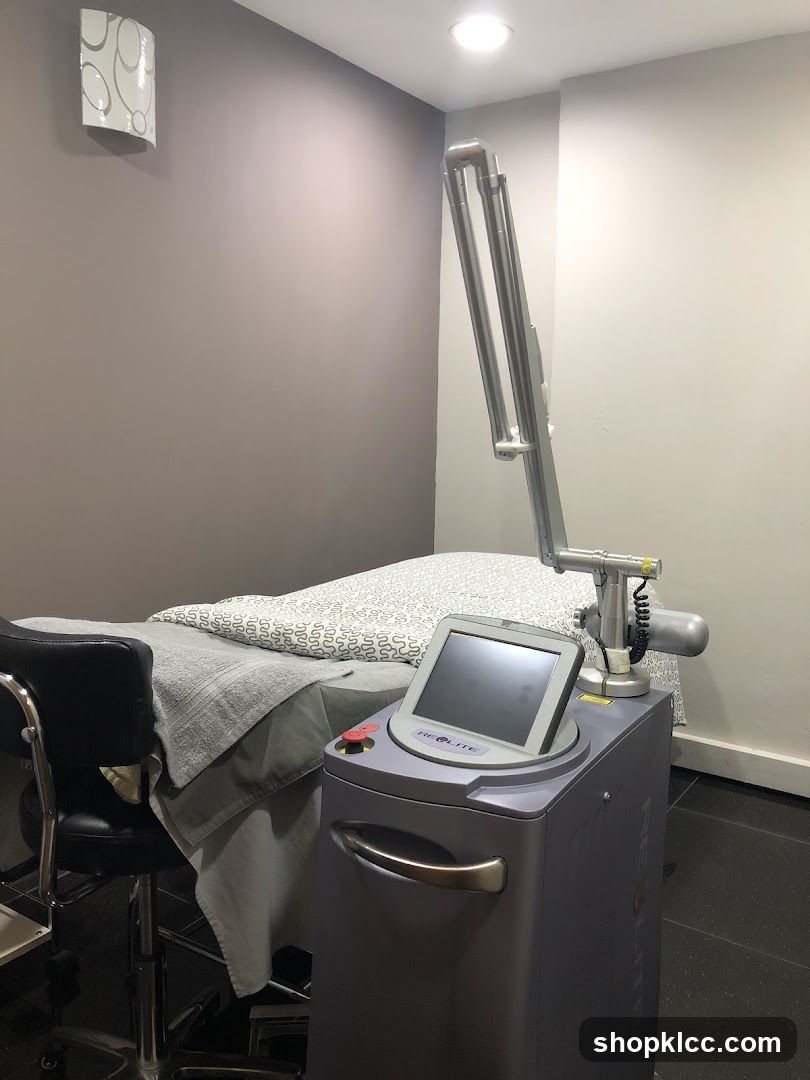 Treatment Room with Laser Machine