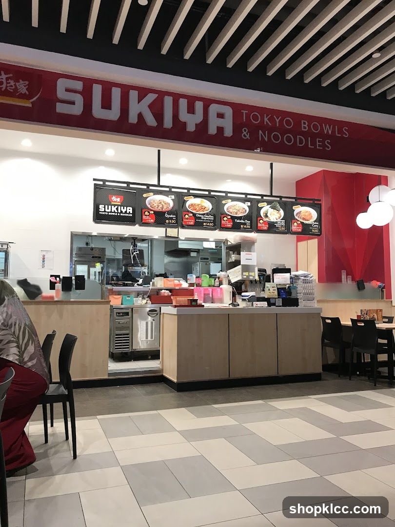 Sukiya Restaurant Counter