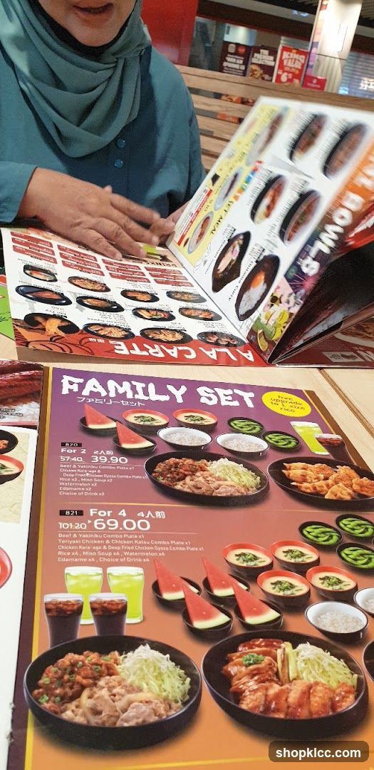 Family Set Menu