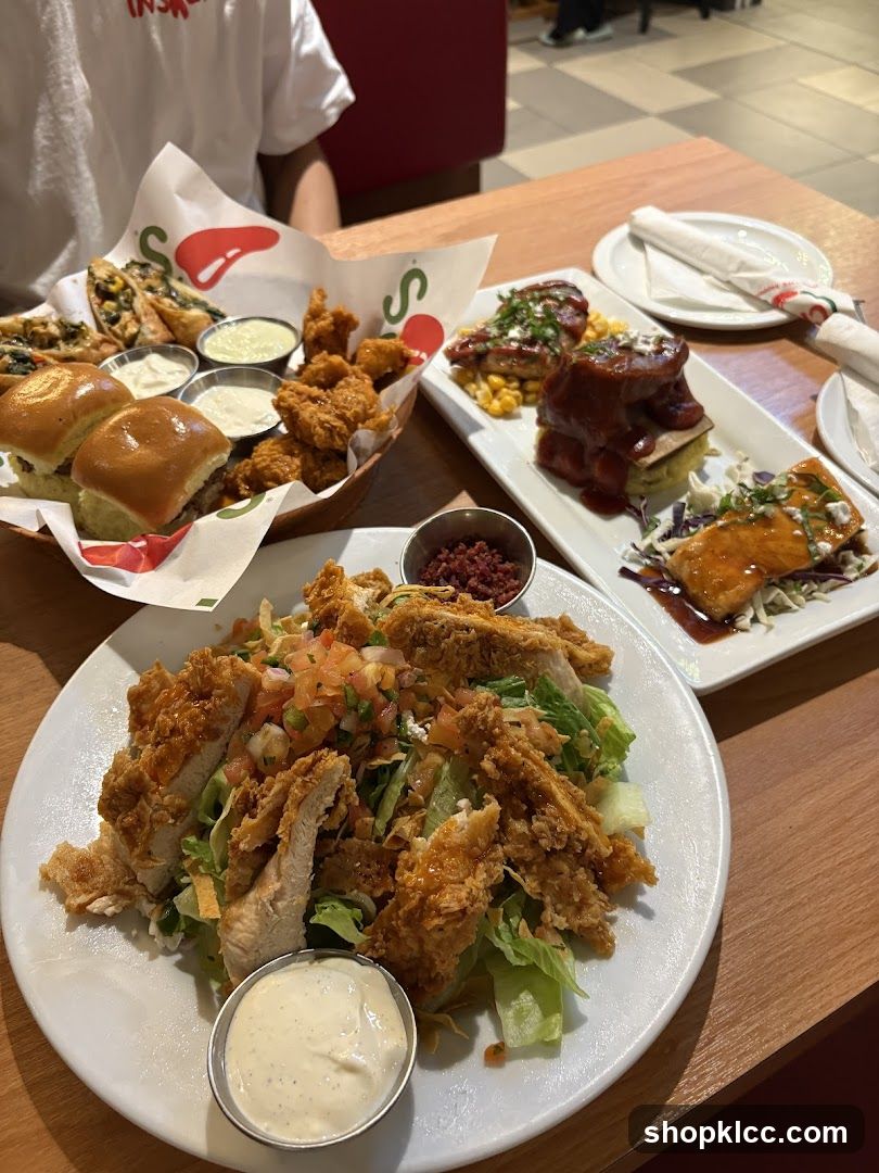 Chili's Food Spread