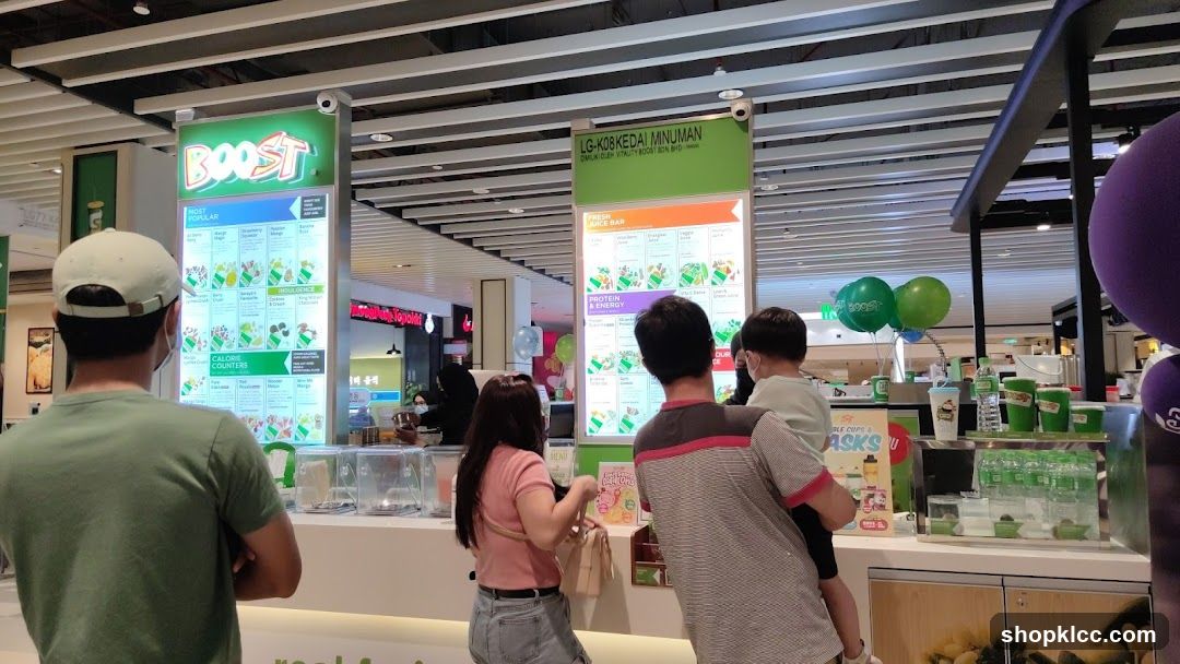 Juice Bar Menu Display