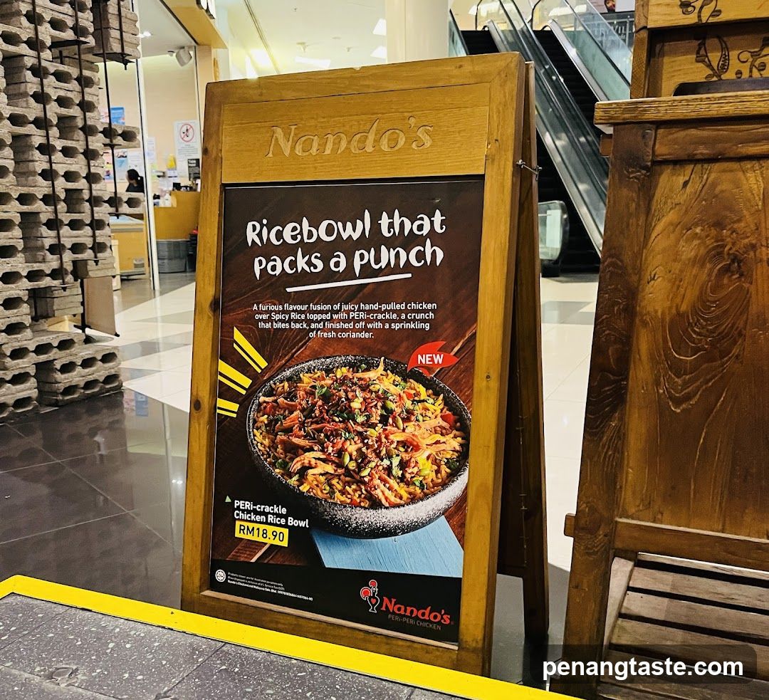 Nando's Restaurant Ad Board