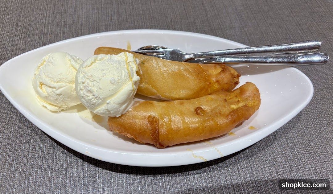 Fried Dough with Ice Cream