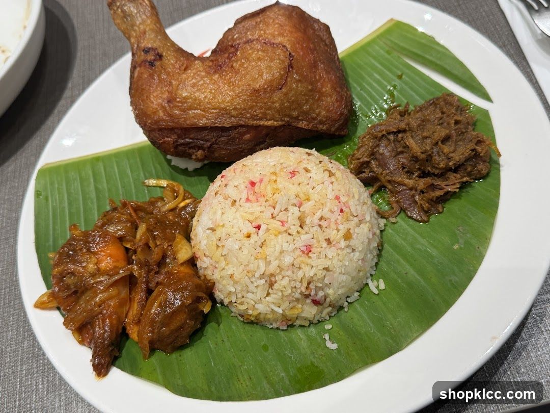 Fried Chicken and Rice Meal