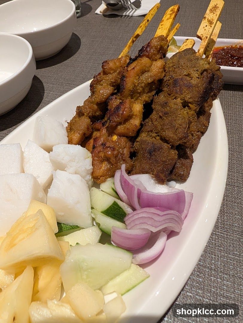 Sambal and Satay Platter