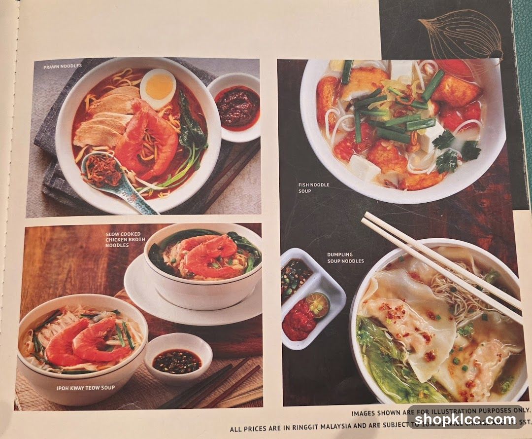 Food Menu Page