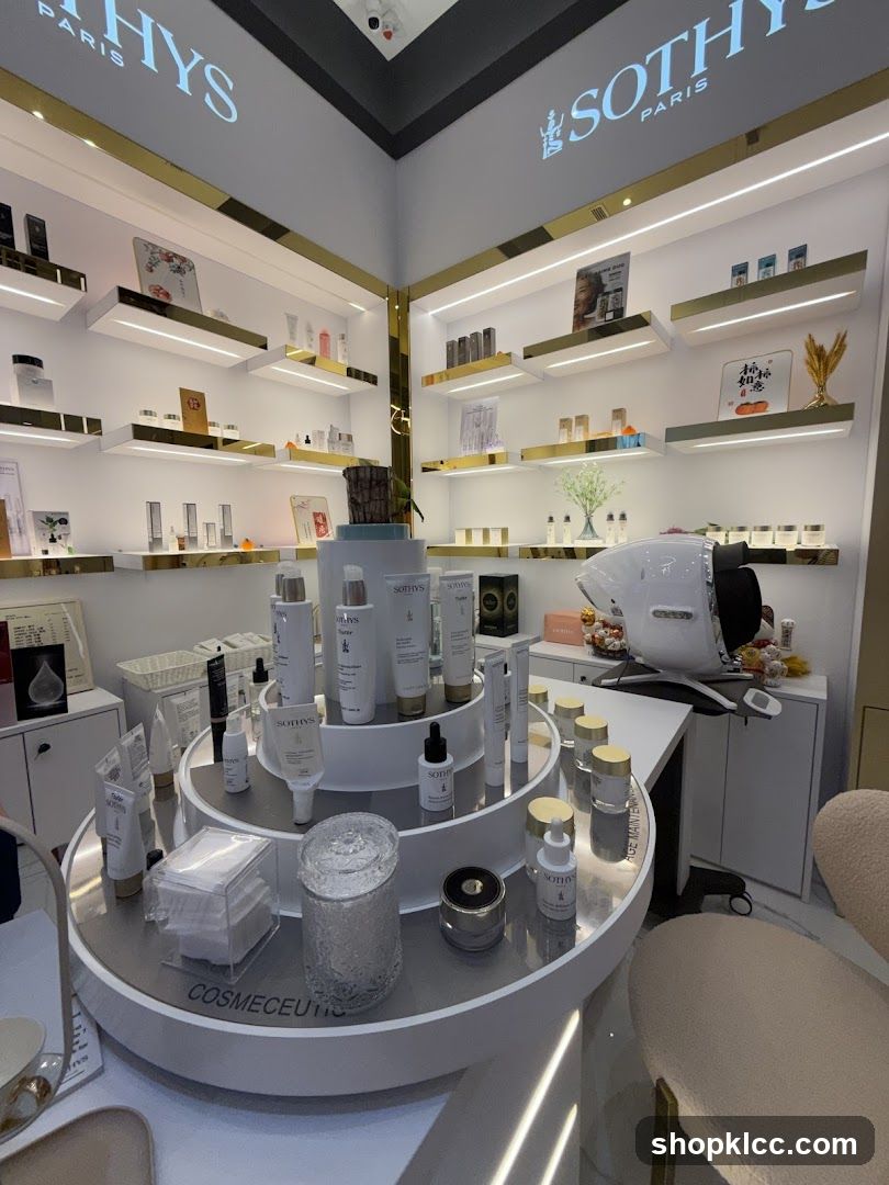 Sothys Paris Cosmetics Display
