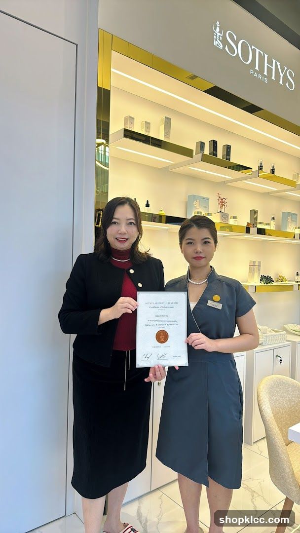 Sothys Aesthetic Academy Certificate Presentation