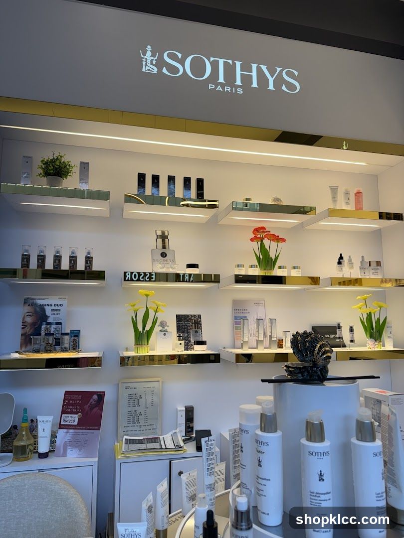Sothys Paris Skincare Display