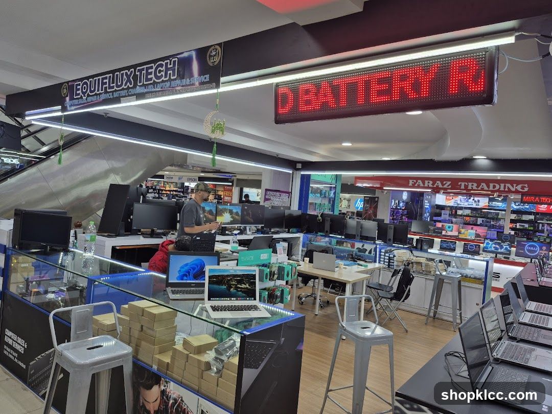 Electronics Store Interior
