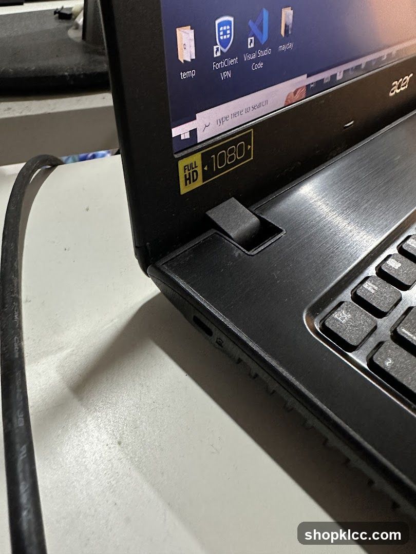 Laptop with