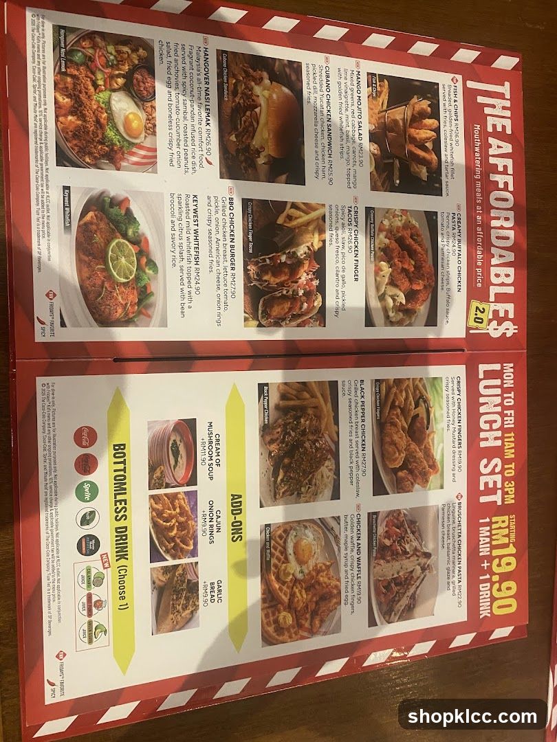 The Affordable $ Menu
