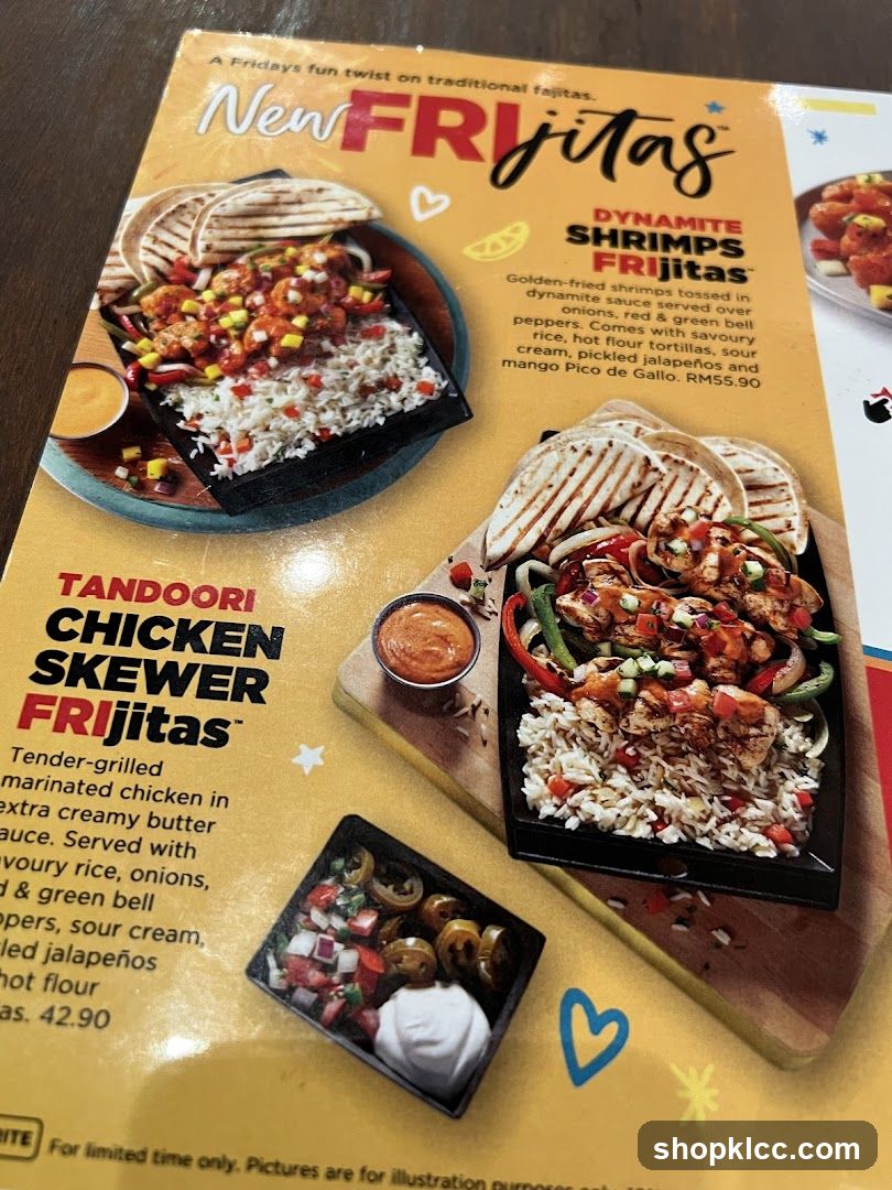 New Fri Jitas Menu Page