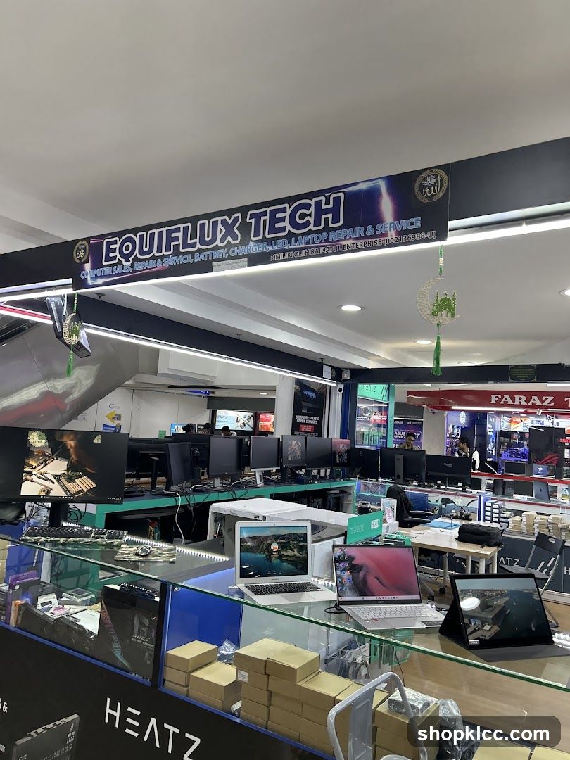 Computer Store Interior