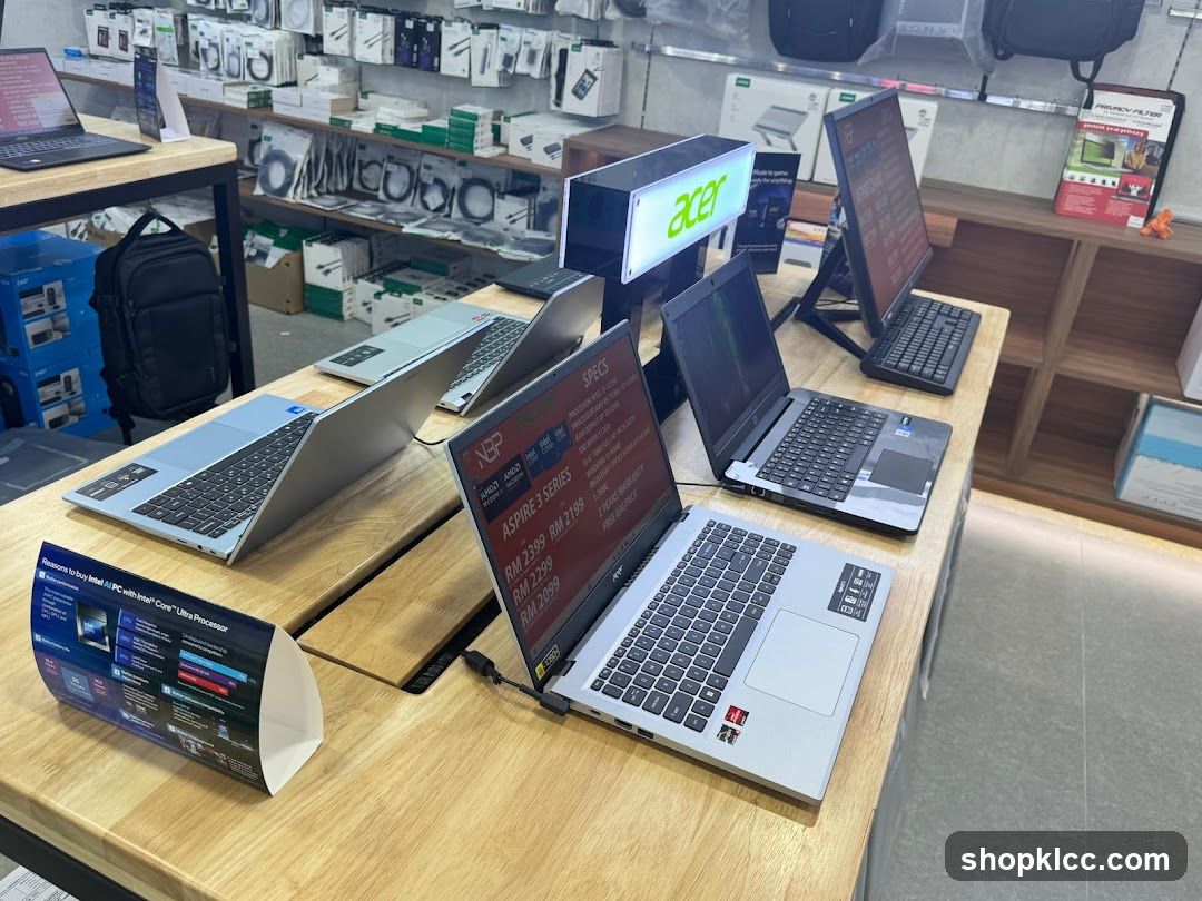 Electronics Store Display