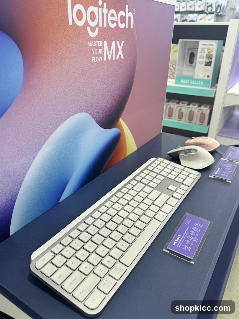 Logitech MX Keyboard and Mice Display