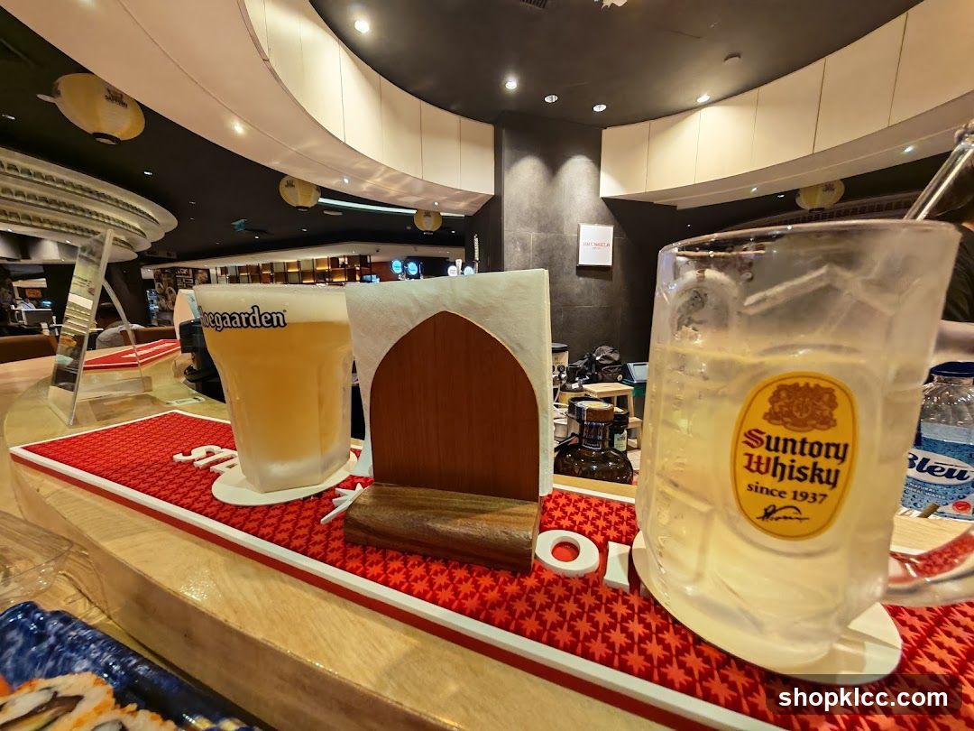 Bar Counter with Beverages