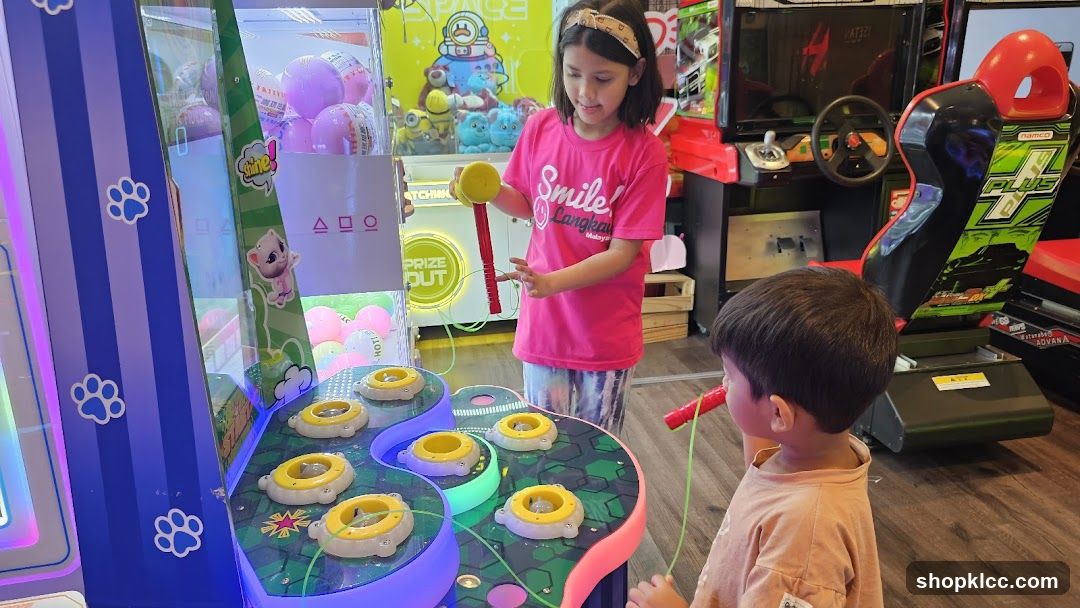 Children Playing Arcade Games