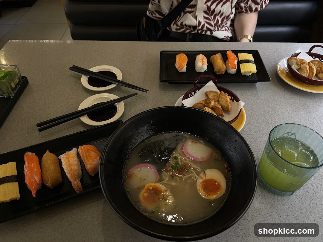 Sushi and Ramen Meal
