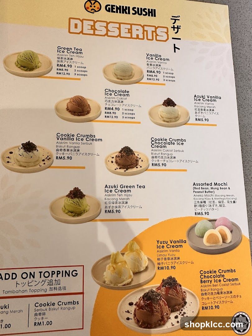 GENKI SUSHI DESSERTS