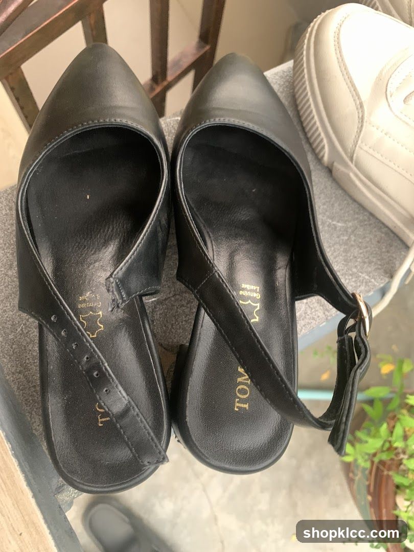 Black Slingback Heels
