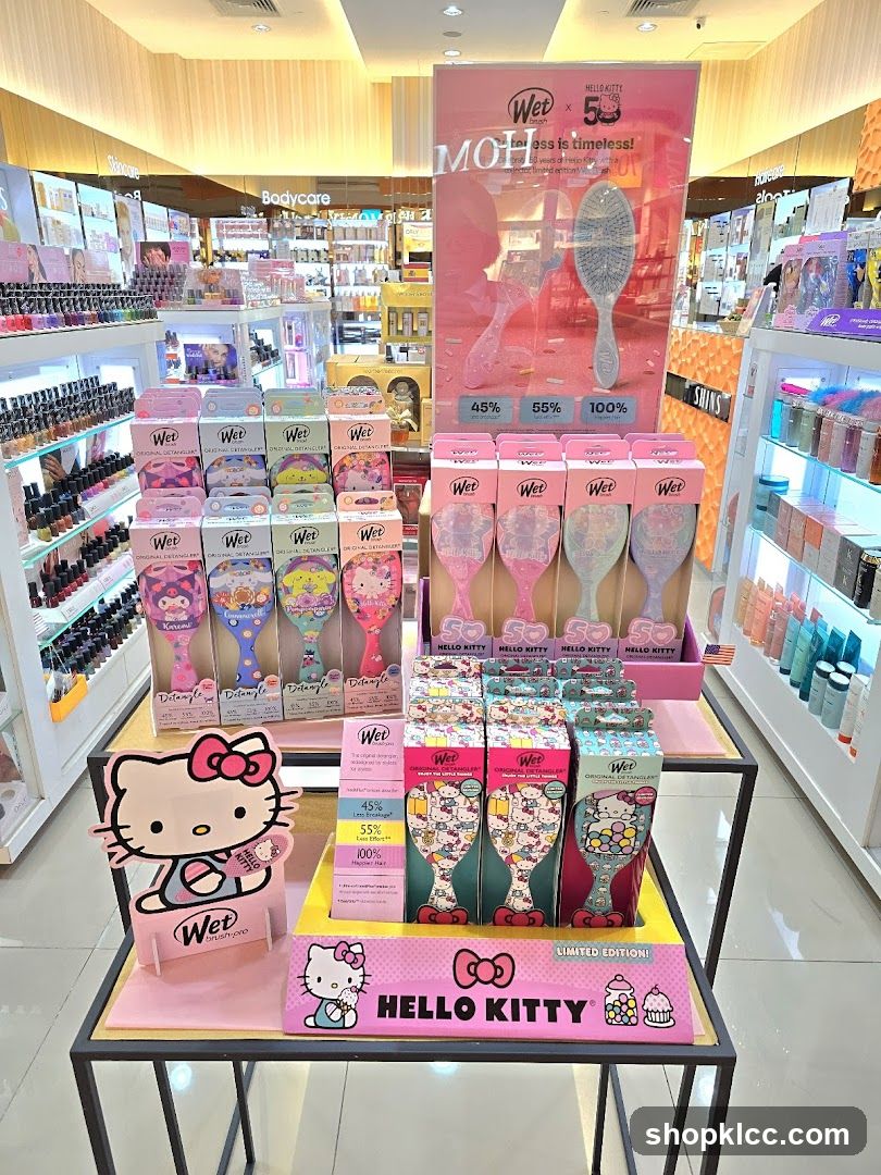 Hello Kitty Wet Brush Display