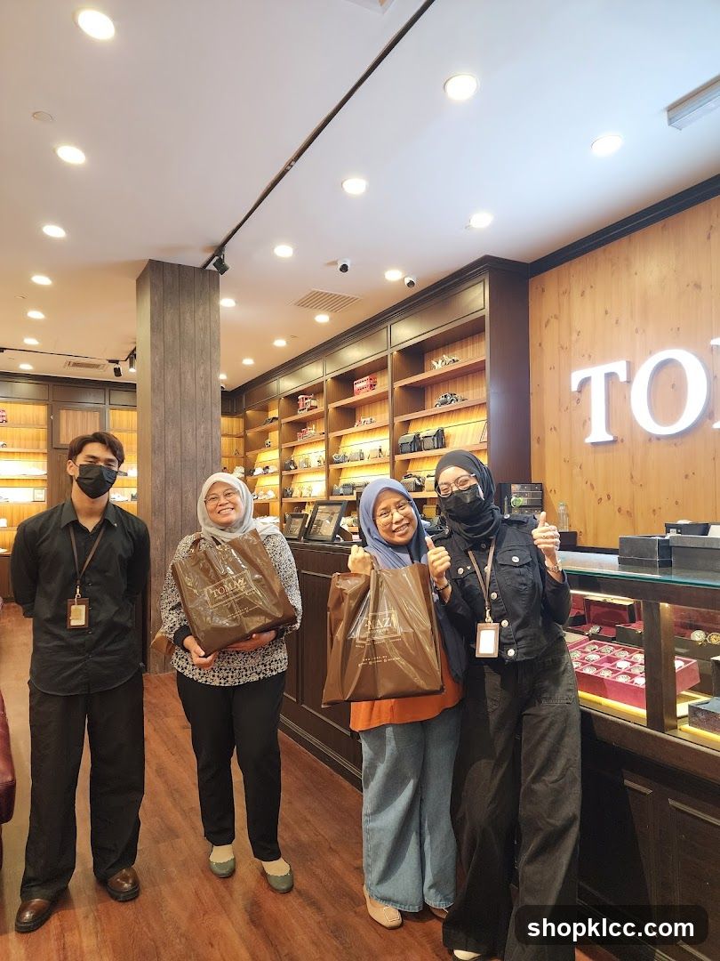 Customers with Shopping Bags