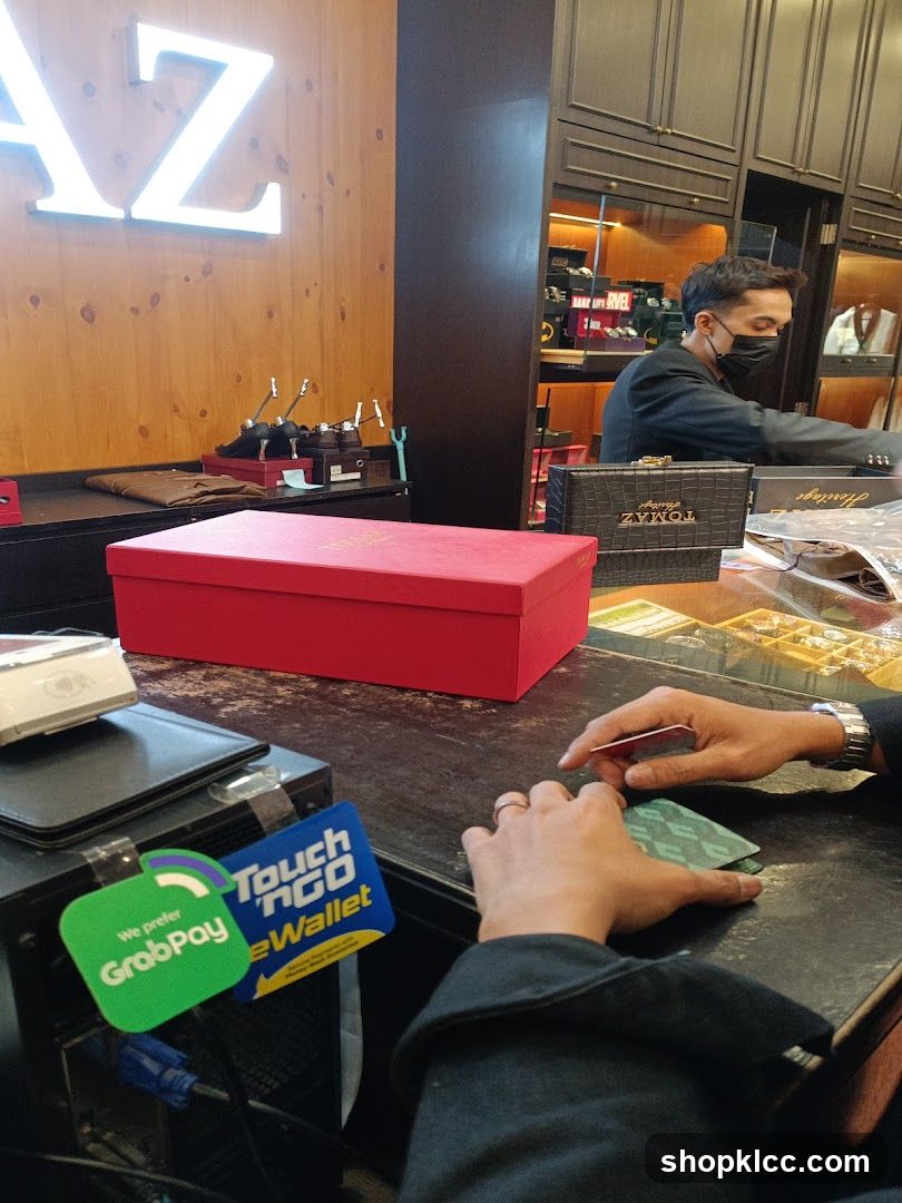 Store Interior with Payment Options