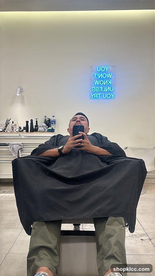 Barber Shop Selfie